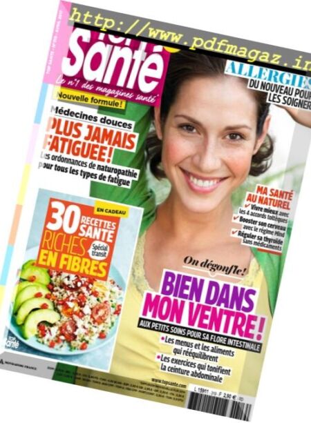 Top Sante France – Avril 2017 Cover