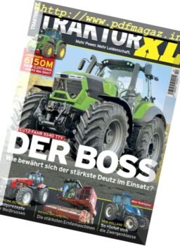 Traktor XL – Marz-Mai 2017