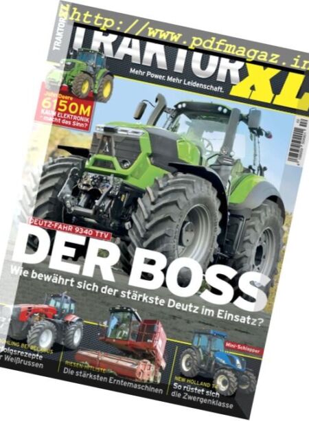 Traktor XL – Marz-Mai 2017 Cover