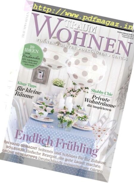 Traumwohnen – Marz-April 2017 Cover