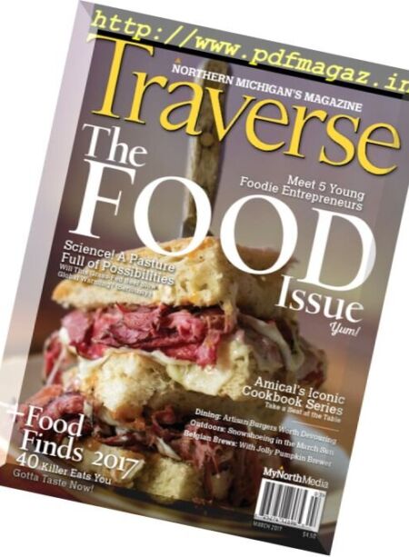 Traverse, Northern Michigan’s Magazine – March 2017 Cover