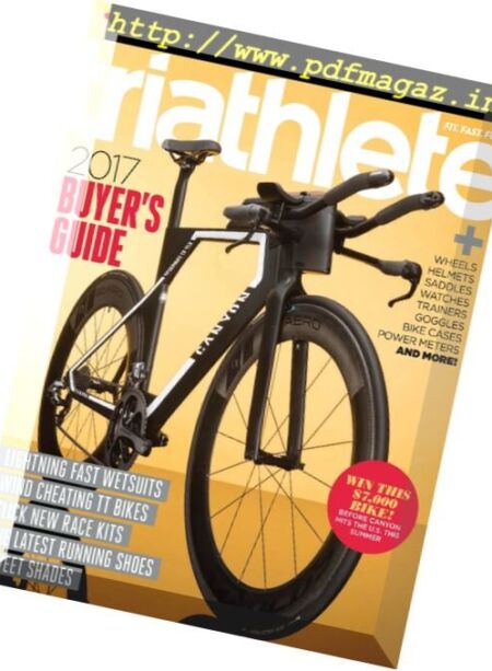 Triathlete USA – Buyer’s Guide 2017 Cover