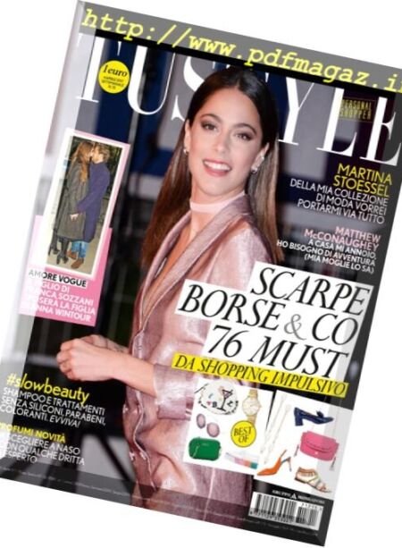Tu Style – 4 Aprile 2017 Cover