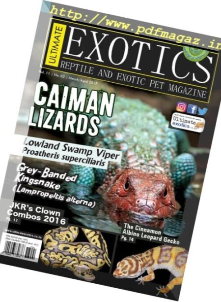 Ultimate Exotics – March-April 2017 Cover