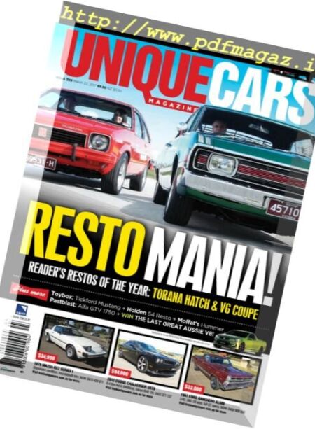 Unique Cars Australia – Issue 399, 2017 Cover