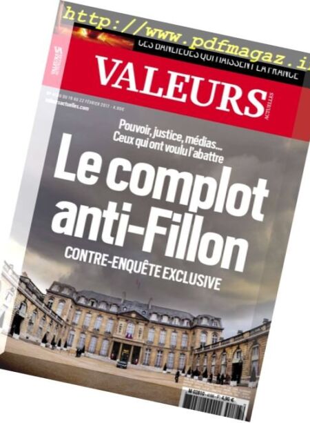 Valeurs Actuelles – 16 au 22 Fevrier 2017 Cover