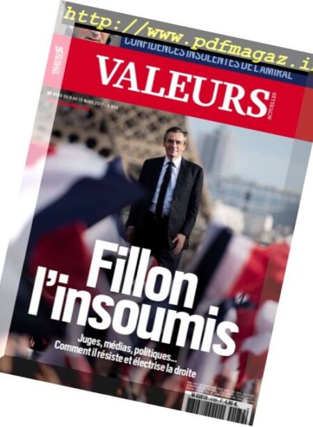 Valeurs Actuelles – 9 au 14 Mars 2017 Cover