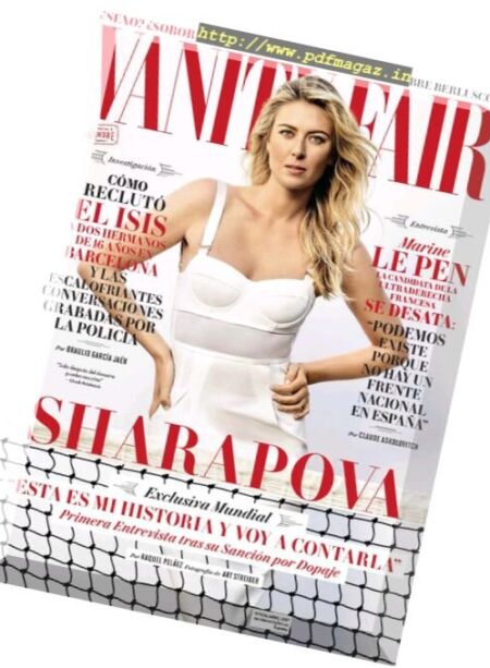 Vanity Fair Spain – Abril 2017 Cover