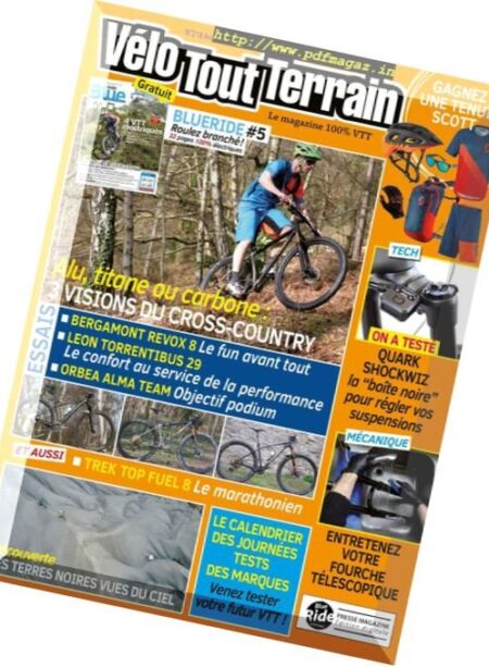 Velo Tout Terrain – Avril-Mai 2017 Cover