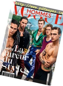 Vogue Hommes France -Hors-Serie N 25 – Printemps-Ete 2017