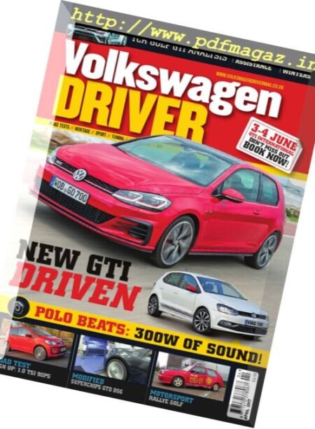 Volkswagen Driver – April 2017 Cover