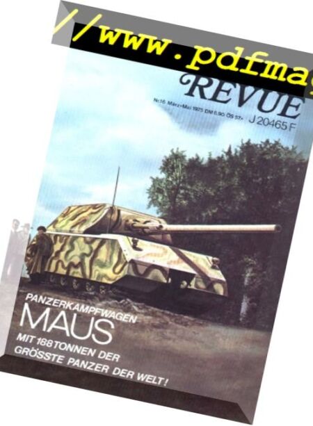 Waffen Revue – N 16, Marz – Mai 1975 Cover