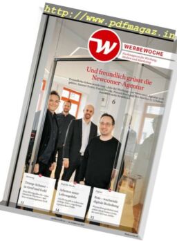 Werbewoche – 10 Februar 2017