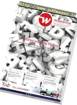 Werbewoche – 10 Marz 2017