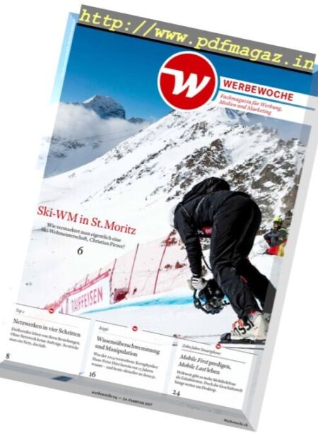 Werbewoche – 24 Februar 2017 Cover
