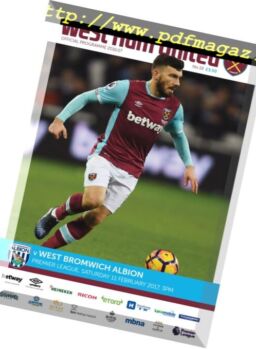 West Ham United v West Bromwich Albion – 11 February 2017