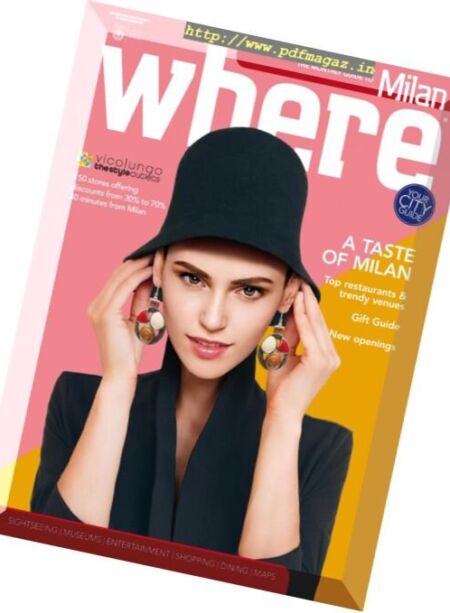 Where Milan – March 2017 Cover