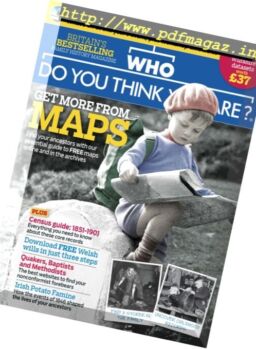Who Do You Think You Are – April 2017