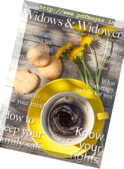 Widows And Widowers – March-April-May 2017