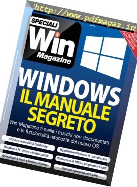 Win Magazine Speciali – Windows Il Manuale Segeto – Marzo-Aprile 2017 Cover