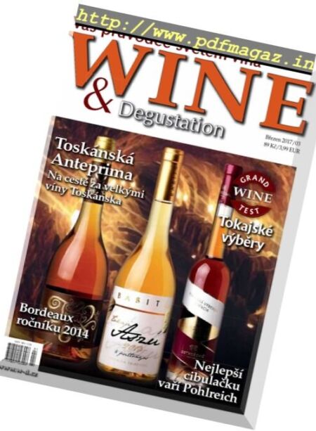Wine & Degustation – Brezen 2017 Cover