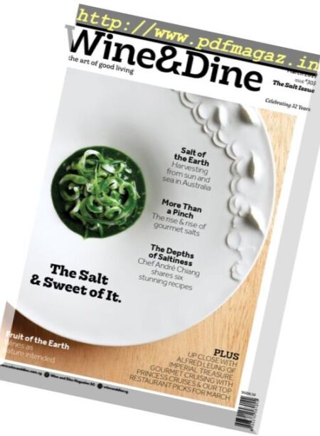 Wine & Dine – March 2017 Cover