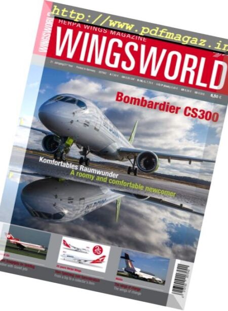 Wingsworld – April 2017 Cover