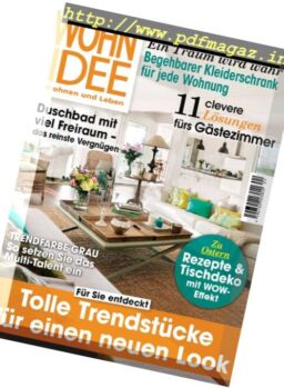 Wohnidee – April 2017