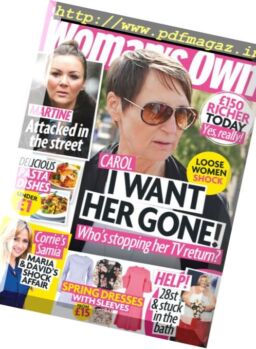Woman’s Own – 13 March 2017