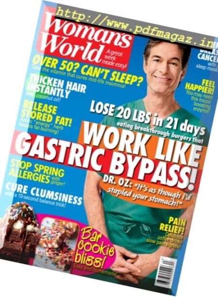 Woman’s World – 27 March 2017 Cover
