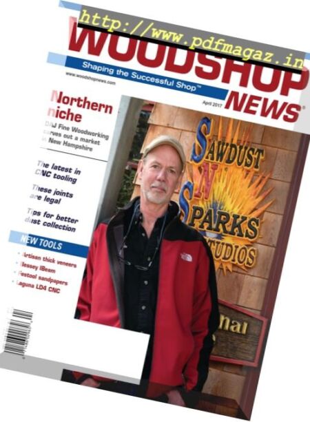 Woodshop News – April 2017 Cover