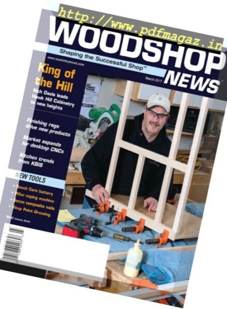 Woodshop News – March 2017 Cover