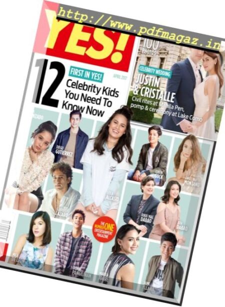 Yes! Philippines – April 2017 Cover