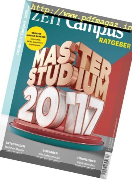Zeit Campus Ratgeber – Nr.2, 2017 Cover