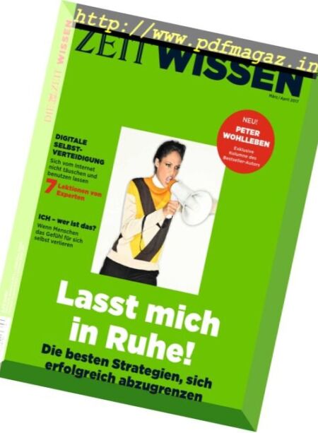 Zeit Wissen – Marz-April 2017 Cover