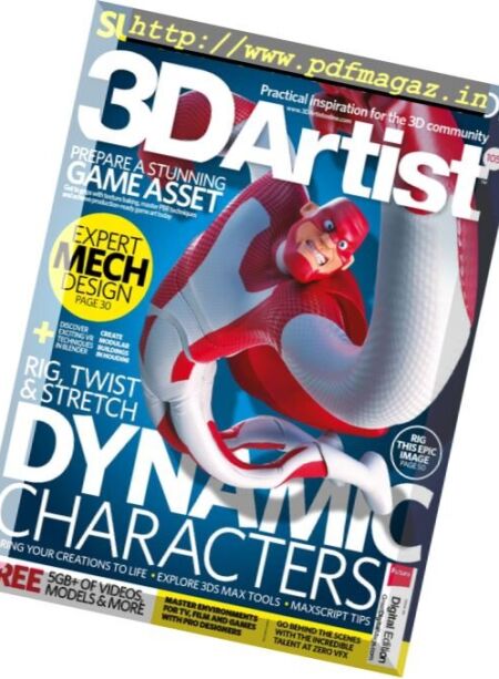 3D Artist – Issue 105, 2017 Cover