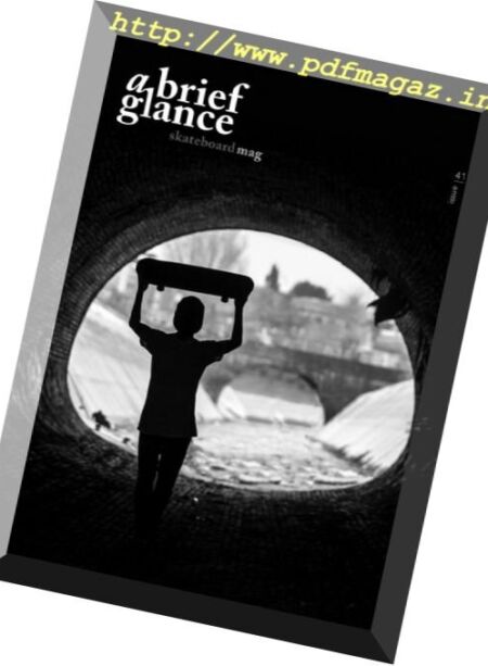 a brief glance Skateboard Magazine – Issue 41, 2017 Cover