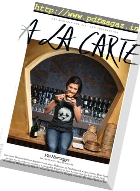 A La Carte – Fruhling 2017 Cover