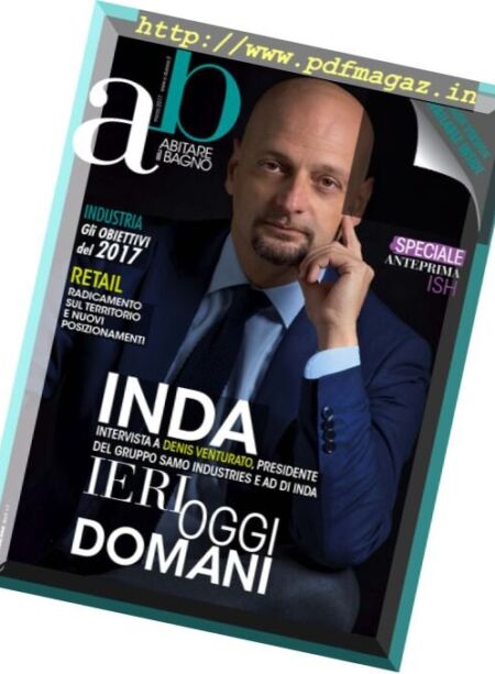Abitare il bagno – Marzo 2017 Cover
