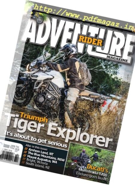 Adventure Rider Magazine – April-May 2017 Cover