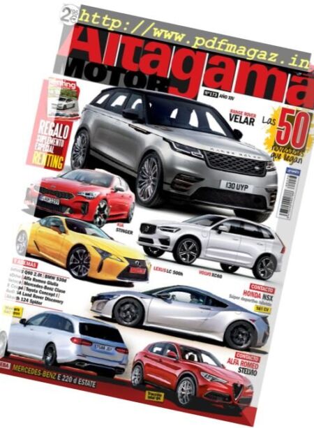 Altagama Motor – Abril 2017 Cover