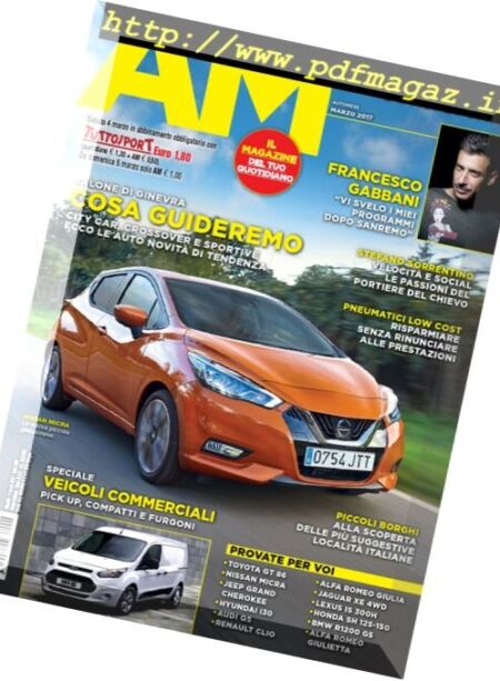 AM – Marzo 2017 Cover