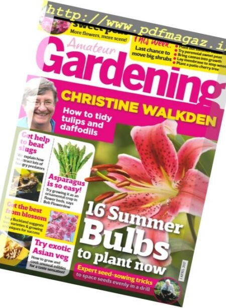 Amateur Gardening – 1 April 2017 Cover