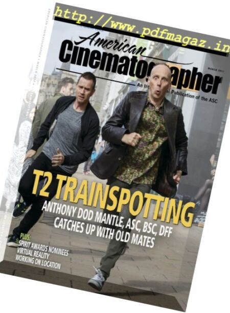 American Cinematographer – March 2017 Cover