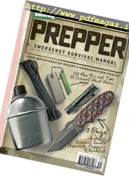 American Survival Guide – Prepper Survival Field Manual – Spring 2017 Cover