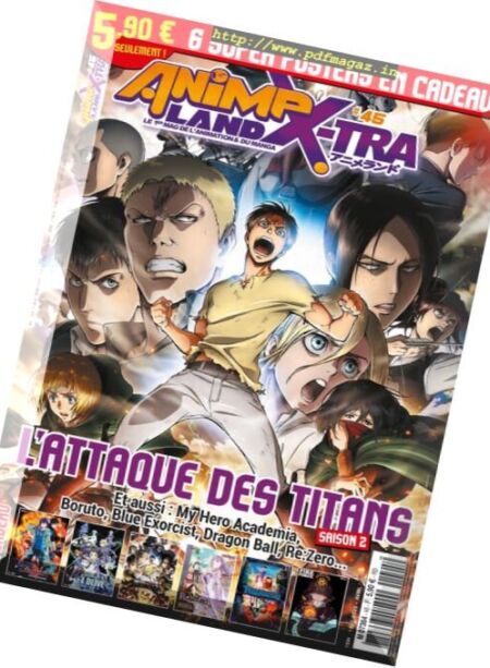 AnimeLand X-tra – Avril-Juin 2017 Cover