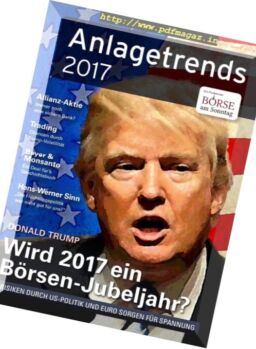Anlagetrends – Fruhjahr-Sommer 2017