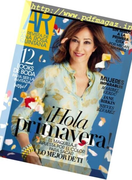AR Ana Rosa – Abril 2017 Cover