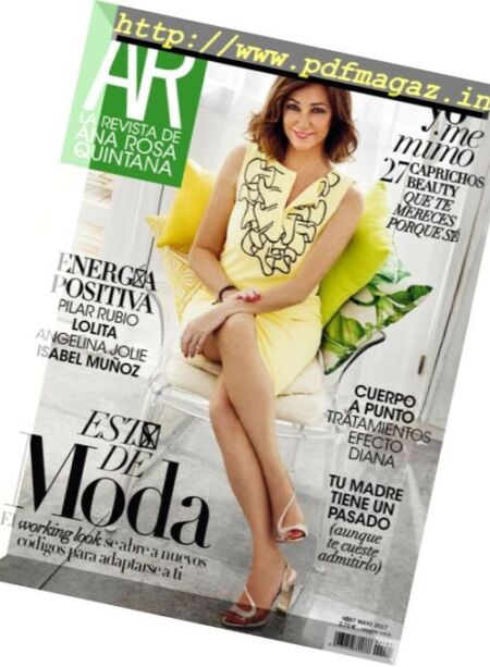 AR Ana Rosa – Mayo 2017 Cover