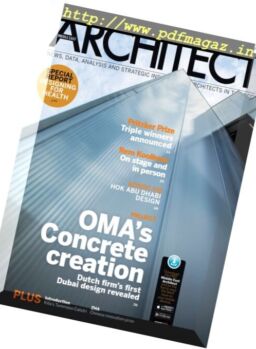 Architect Middle East – April 2017